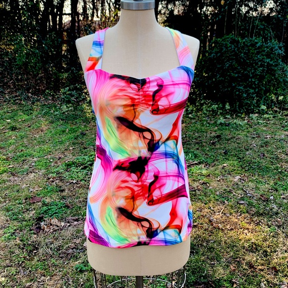 Old Navy Rainbow Smoke Athletic Top - Picture 1 of 8